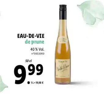 Lidl Eau-De-Vie De Prune offre
