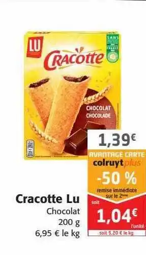 Colruyt Cracotte Lu offre