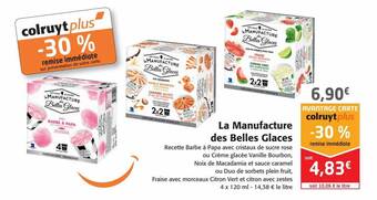 Colruyt La Manufacture Des Belles Glaces offre