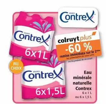 Colruyt Eau Minérale Naturelle Contrex offre