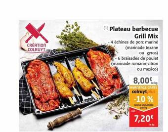 Colruyt Plateau Barbecue Grill Mix offre