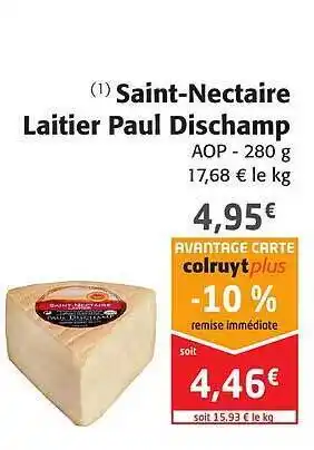 Saint-nectaire Laitier Paul Dischamp
