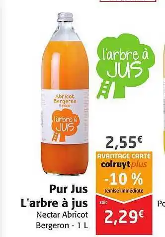 Colruyt Pur Jus L'arbre à Jus offre