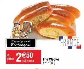 Cora x Carrefour Thé Wecke offre