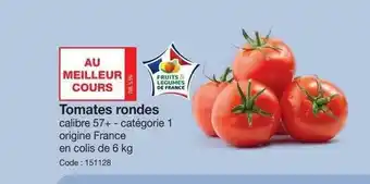 Promocash Tomates Rondes offre
