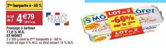Migros Fromage à Tartiner 17,8% M.g. St Môret offre