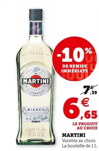 Super U Martini martini offre