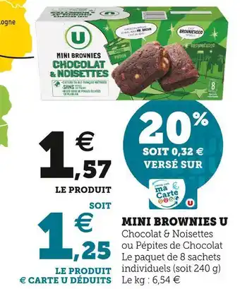 U mini brownies
