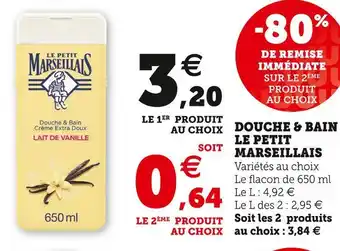 Super U Le petit marseillais douche & bain offre