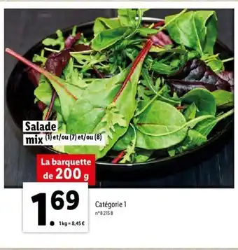 Lidl Salade offre
