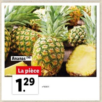 Lidl Ananas offre