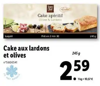 Lidl Cake Aux Lardons Et Olives offre