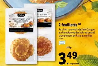 Lidl 2 Feuilletés offre