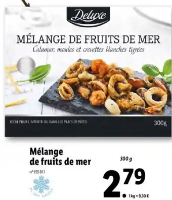 Lidl Mélange De Fruits De Mer offre