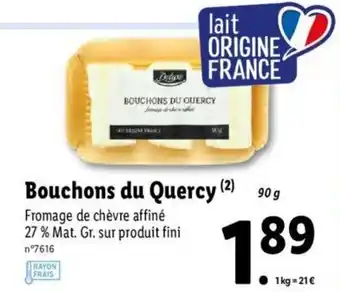 Lidl Bouchons Du Quercy offre