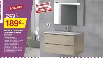 Bricomarché Meuble de Salle de Bains Gante offre