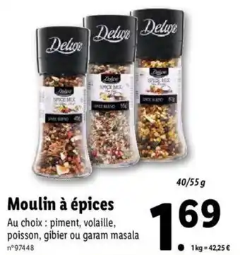 Lidl Moulin à épices offre