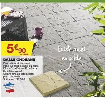 Bricomarché Dalle Ondéane offre