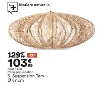 BUT Suspension Tery Ø 57cm offre