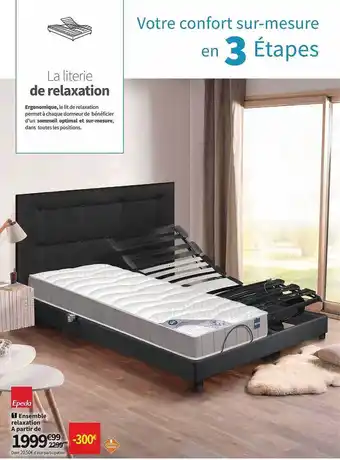 Conforama Ensemble Relaxation Epeda offre
