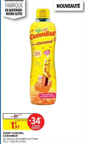 Sirop Caramel Carambar