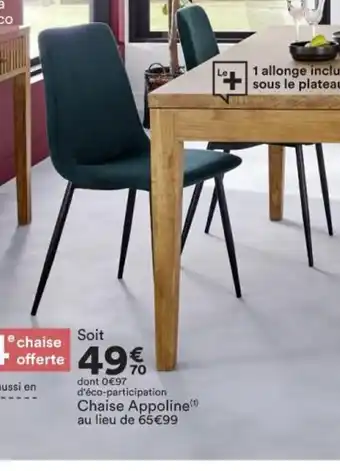 BUT Chaise Appoline offre