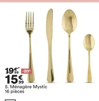 BUT Ménagère Mystic 16 Pièces offre
