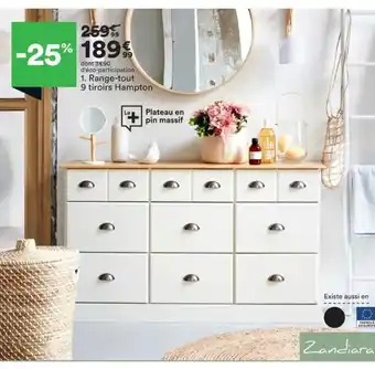 BUT Range-Tout 9 Tiroirs Hampton offre