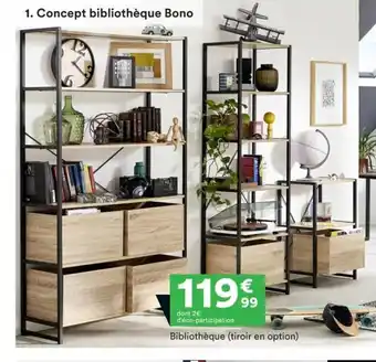 BUT Bibliothèque Tiroir En Option offre