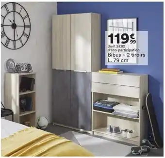 BUT Bibus +2 Tiroirs 79cm offre