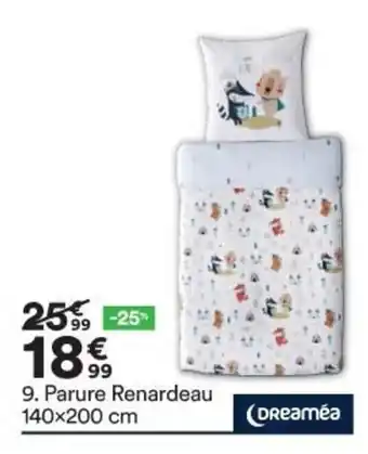 BUT Parure Renardeau 140x200cm offre