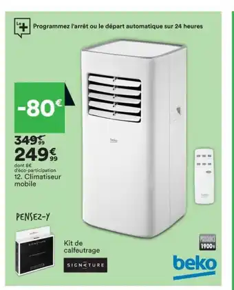 BUT Beko Climatiseur Mobile offre