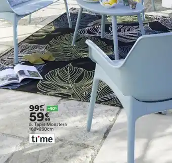 BUT Tapis Monstera 160x230cm offre