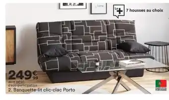 BUT Banquette-Lit Clic-Clac Porto offre