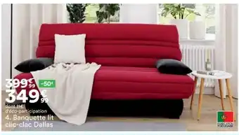 BUT Banquette Lit Clic-Clac Dallas offre