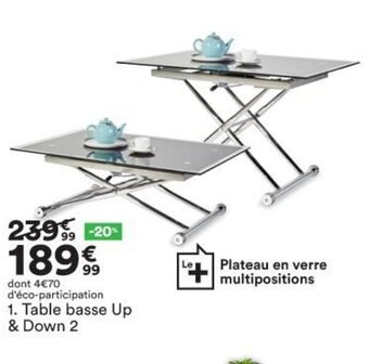 BUT Table Basse Up & Down 2 offre