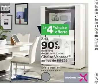 BUT Chaise Vanessa offre
