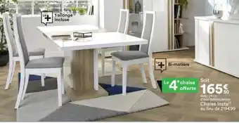 BUT Chaise Insta offre