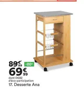BUT Desserte Ana offre