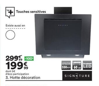 BUT Hotte Décoration offre