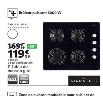 BUT Table de Cuisson Gaz offre