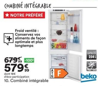 BUT Beko Combiné Intégrable offre