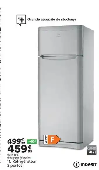 BUT Indesit Réfrigérateur 2 Portes offre