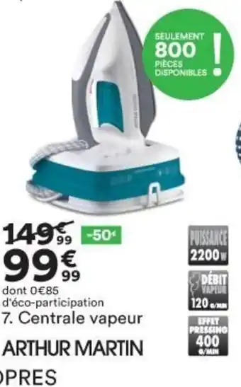 BUT Centrale Vapeur offre