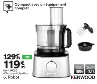 BUT Kenwood Robot offre
