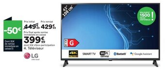 BUT LG Téléviseur offre