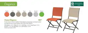 Botanic Chaise élégance offre