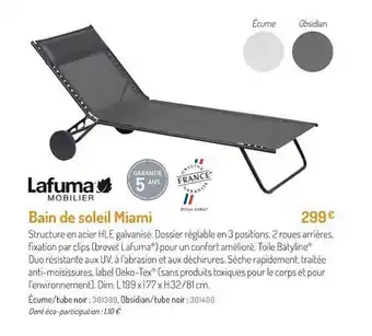 Bain De Soleil Miami Lafuma