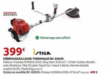 Rural Master Débroussailleuse Thermique Bc 435hd Tiga offre
