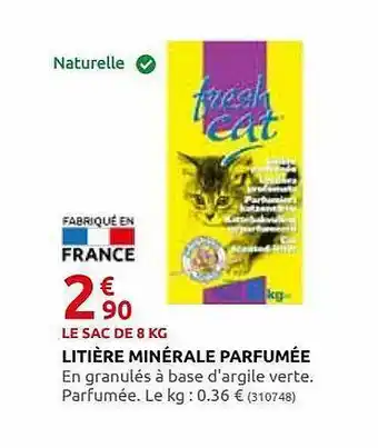 Rural Master Litière Minérale Parfumée offre